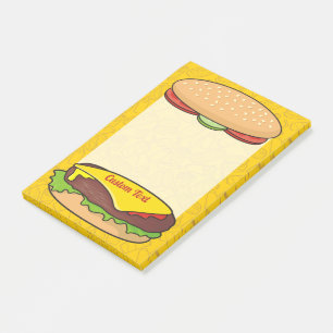 Cheeseburger Post-it Notes
