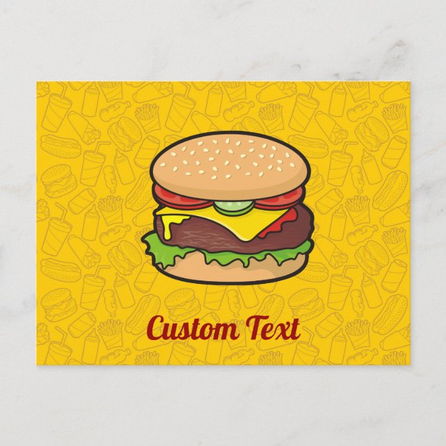 Cheeseburger Postcard (Front)