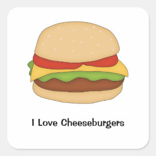 Cheeseburger Sticker