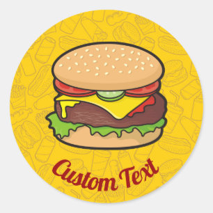 Cheeseburger Sticker