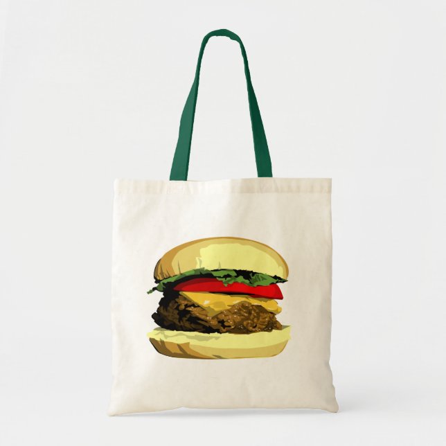 Cheeseburger tote bag (Front)