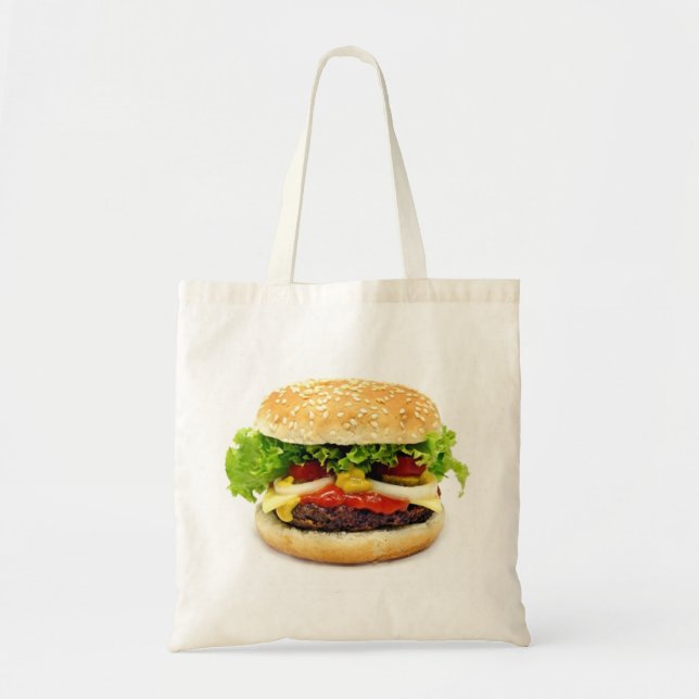 Cheeseburger Tote Bag (Front)