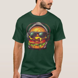 Cheeseburger with Sunglasses I Cheeseburger friend T-Shirt