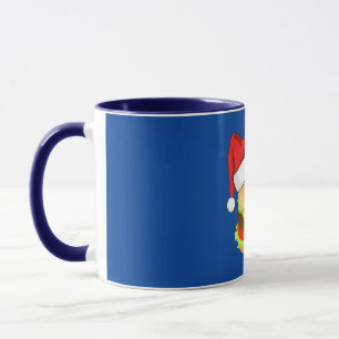 Cheeseburgers Hamburger Santa Hat Matching Xmas Mug