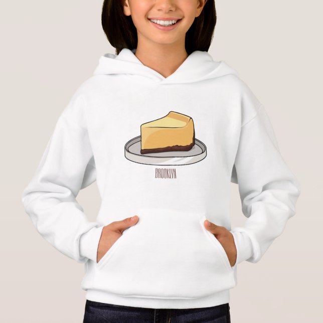 Cheesecake cartoon illustration (Front)