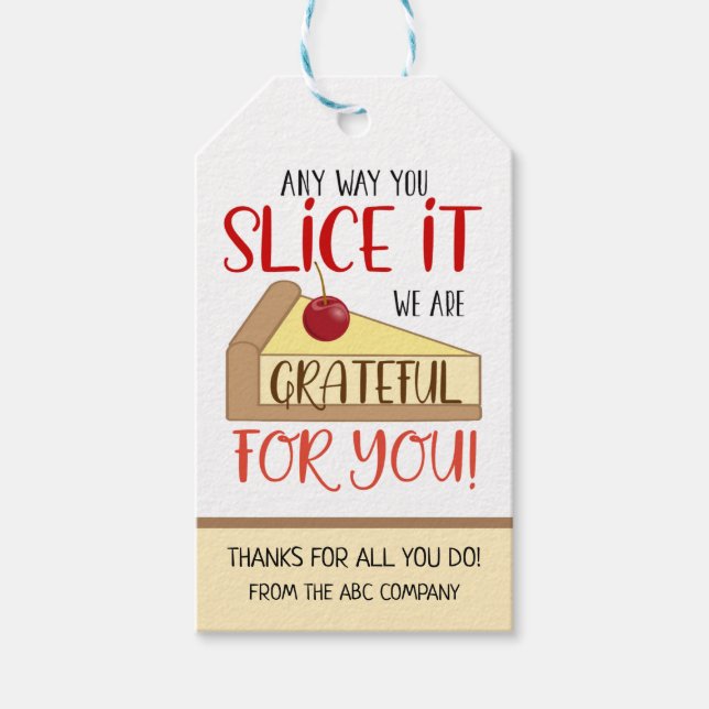 Cheesecake Gift Tag (Front)