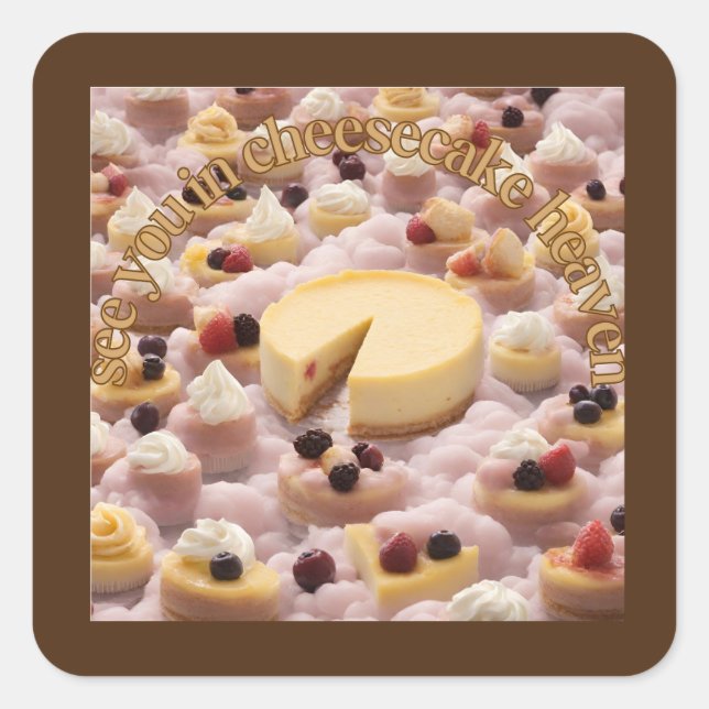 Cheesecake Heaven stickers (Front)