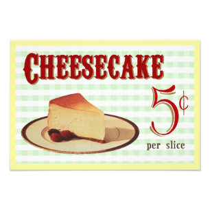 Cheesecake Photo Print