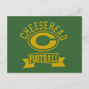 Cheesehead C Football 1 Postcard