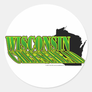 CheeseHead Shadow Classic Round Sticker