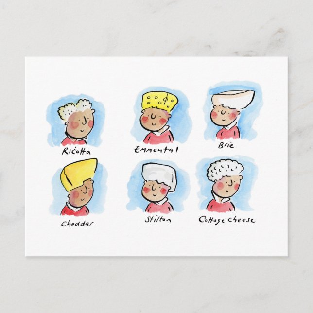 Cheeses Postcard (Front)