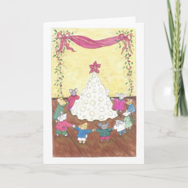 cheesey christmouse holiday card (Front)