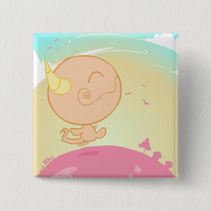 Cheesezilla 15 Cm Square Badge