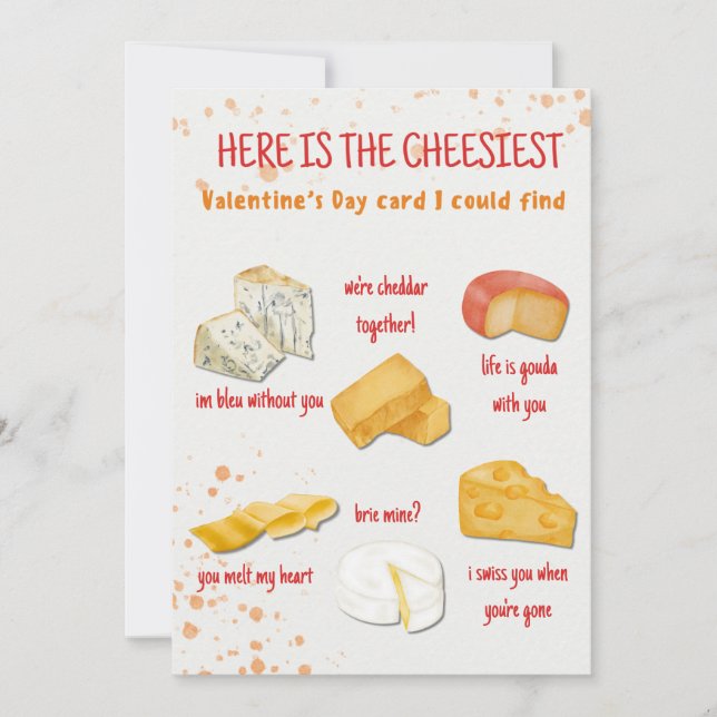 Cheesiest Funny Valentine's Day Card (Front)