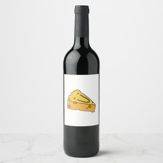 Cheesin' Cutie Cheese Wine Label (Front)