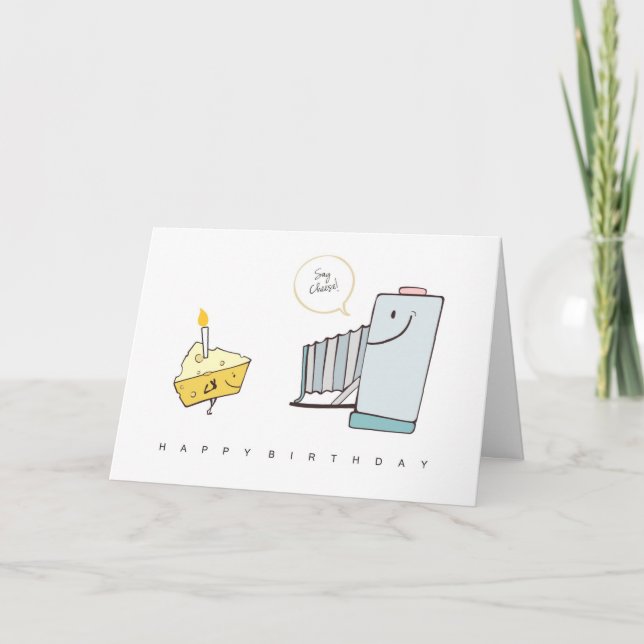 Cheesy Birthday Card (Front)