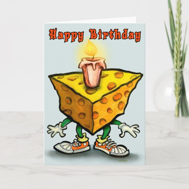 Cheesy Birthday Card (Front)