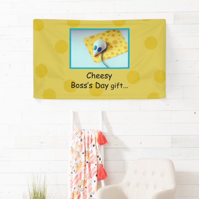 Cheesy Boss's Day, Holiday, Humour Banner (Insitu)