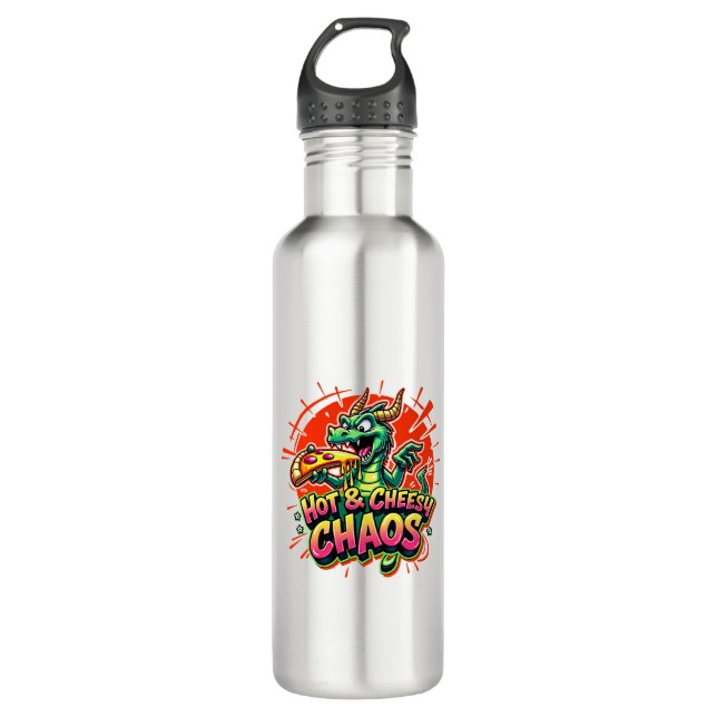 Cheesy Dragon Delight 710 Ml Water Bottle (Front)