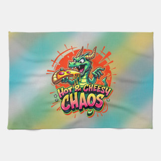 Cheesy Dragon Delight Tea Towel