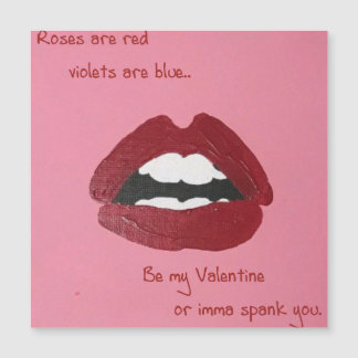Cheesy Lines for Valentine's magnet