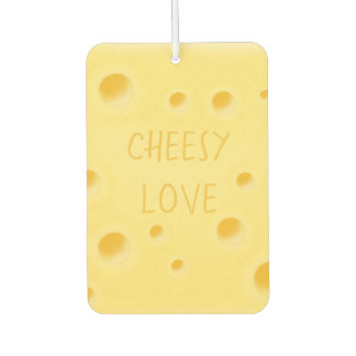 "Cheesy Love" Adorable Custom Cheese Heart Car Air Freshener