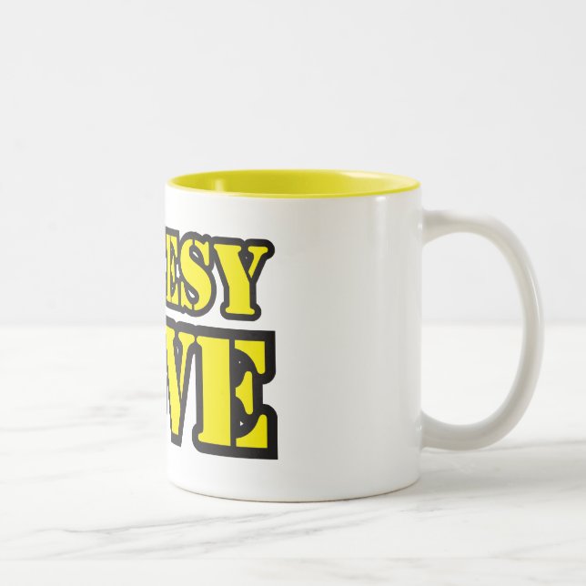 CHEESY LOVE COFFEE MUG (Right)