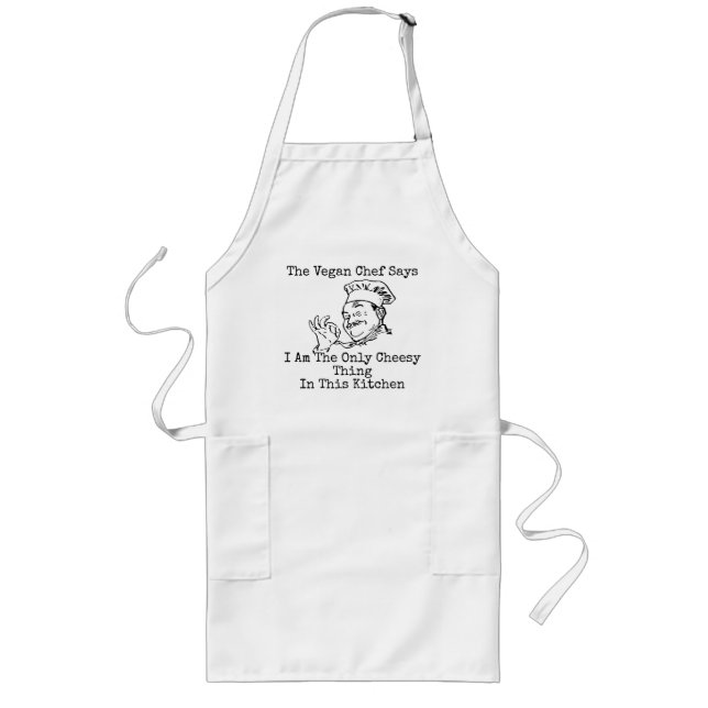 CHEESY VEGAN CHEF APRON (Front)