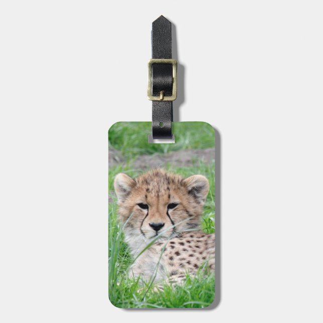 Cheetah20150904 Luggage Tag (Front Vertical)