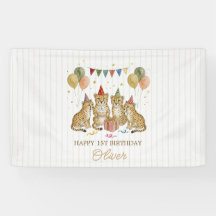 Cheetah 1st Birthday Wild Safari Party