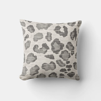 Cheetah Abstract Animal Print Throw Pillow