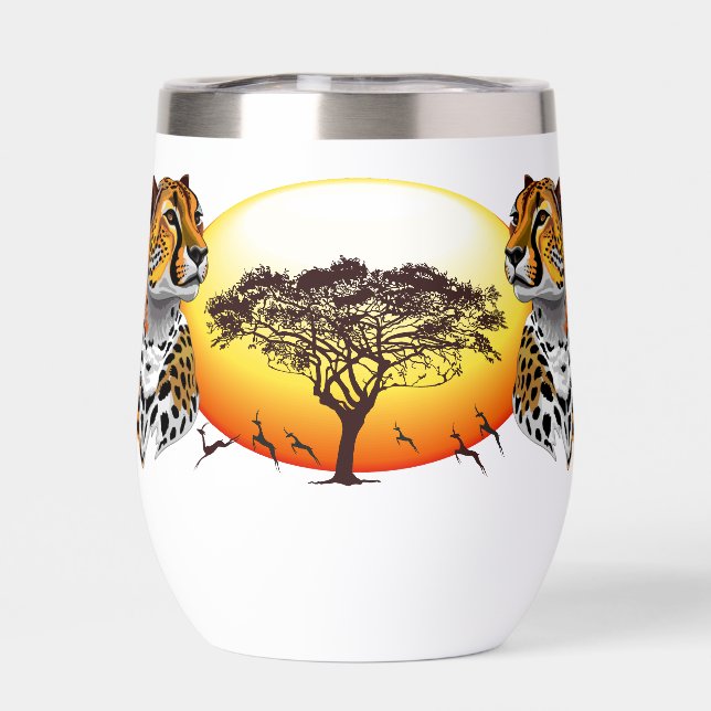 Cheetah African Feline Wild Animal (Back)