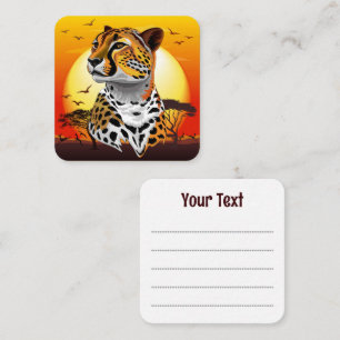 Cheetah African Feline Wild Animal Card