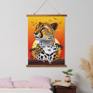 Cheetah African Feline Wild Animal Hanging Tapestry