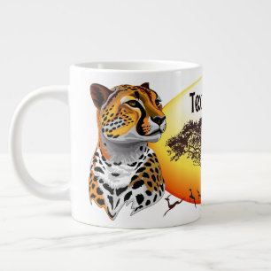 Cheetah African Feline Wild Animal Large Coffee Mug