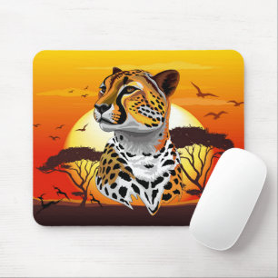 Cheetah African Feline Wild Animal Mouse Mat