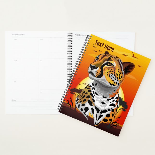 Cheetah African Feline Wild Animal Planner (Display)