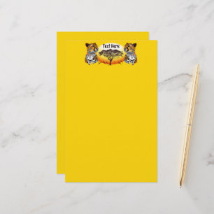 Cheetah African Feline Wild Animal Stationery