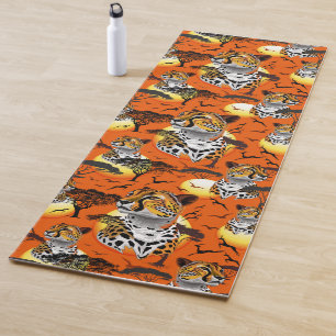 Cheetah African Feline Wild Animal Yoga Mat