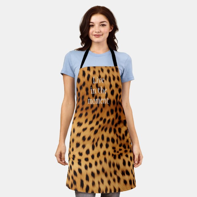 Cheetah Animal Fur Apron (Worn)