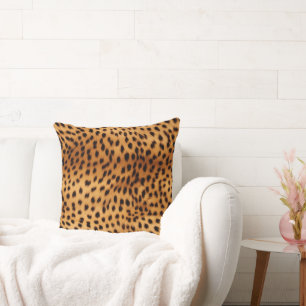 Cheetah Animal Fur Cushion