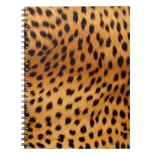 Cheetah Animal Fur Notebook (Front)