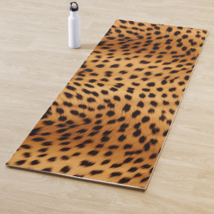 Cheetah Animal Fur Yoga Mat