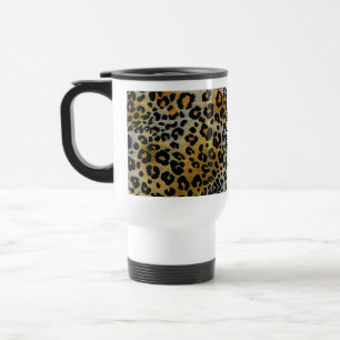Cheetah Animal Pattern Print Travel Mug