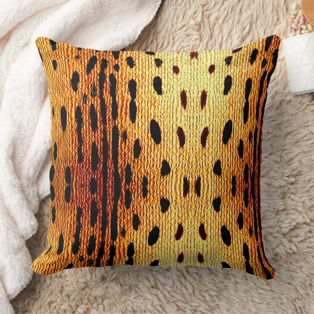 Cheetah Animal Print Cushion (Blanket)