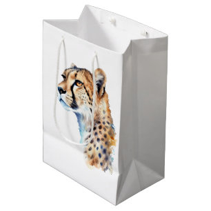 Cheetah Animal Print Medium Gift Bag