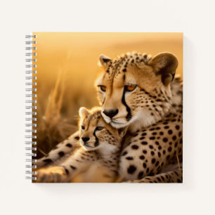 Cheetah Animal Wild Beauty Freedom Wilderness Art Notebook