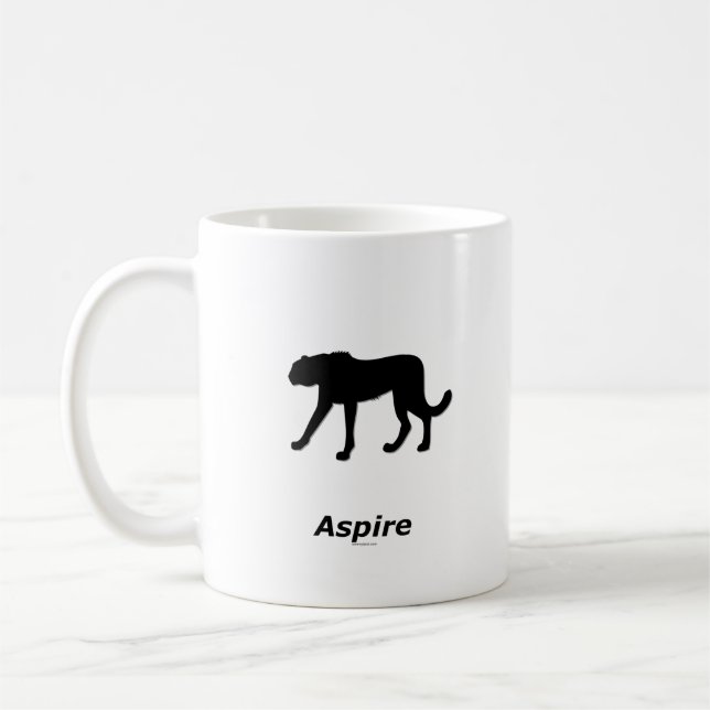 Cheetah Aspire Coffee Mug (Left)