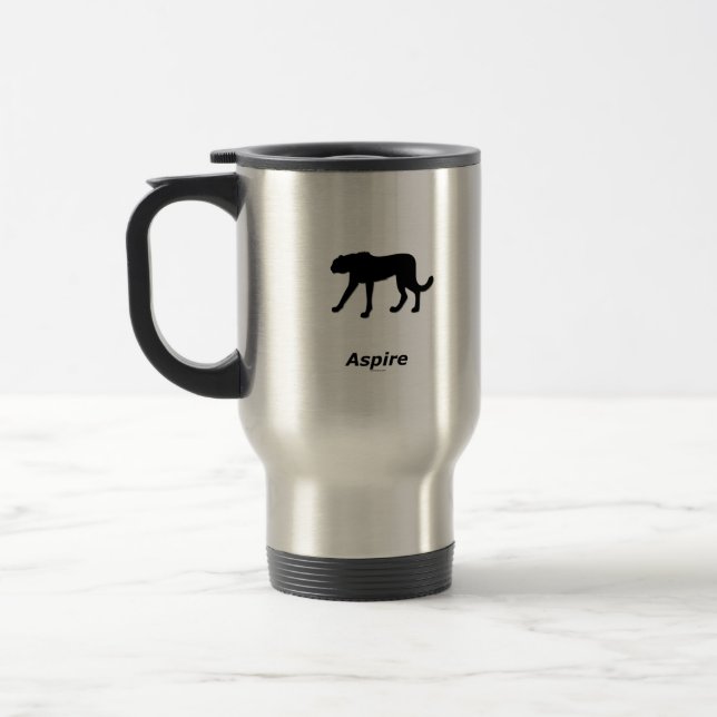 Cheetah Aspire Travel Mug (Left)