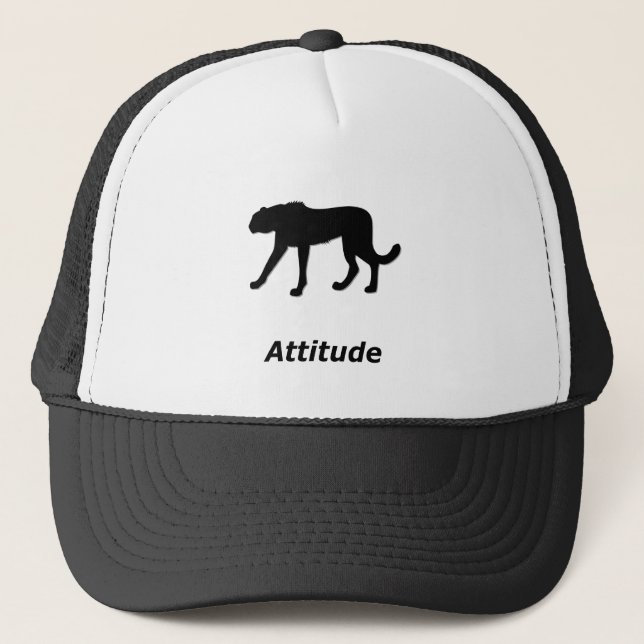 Cheetah Attitude Trucker Hat (Front)
